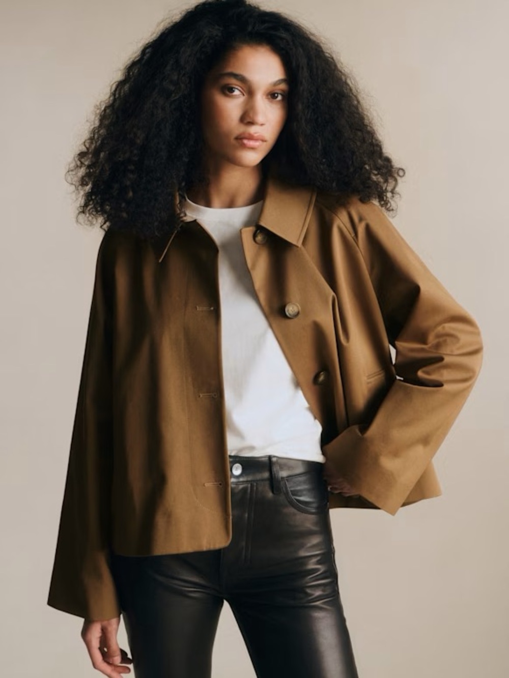 NWT Sézane Bobby Jacket in Camel Size 4/36